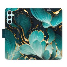 iSaprio Flipové pouzdro - Blue Flowers 02 pro Samsung Galaxy A34 5G