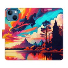 iSaprio Flipové pouzdro - Colorful Mountains 02 pro Apple iPhone 13 mini