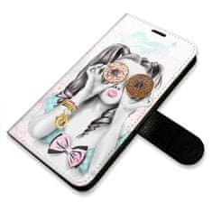 iSaprio Flipové pouzdro - Donut Worry Girl pro Apple iPhone 14 Pro Max