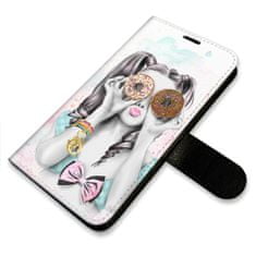 iSaprio Flipové pouzdro - Donut Worry Girl pro Samsung Galaxy A22 5G