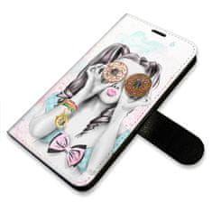 iSaprio Flipové pouzdro - Donut Worry Girl pro Samsung Galaxy M52 5G