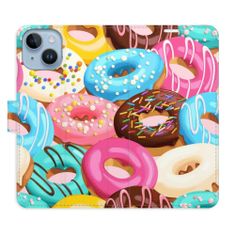 iSaprio Flipové pouzdro - Donuts Pattern 02 pro Apple iPhone 14