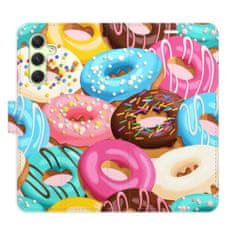 iSaprio Flipové pouzdro - Donuts Pattern 02 pro Samsung Galaxy A54 5G