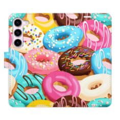 iSaprio Flipové pouzdro - Donuts Pattern 02 pro Samsung Galaxy S23 5G