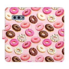 iSaprio Flipové pouzdro - Donuts Pattern 03 pro SAMSUNG GALAXY S10E