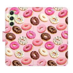 iSaprio Flipové pouzdro - Donuts Pattern 03 pro Samsung Galaxy A54 5G