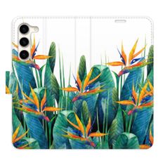 iSaprio Flipové pouzdro - Exotic Flowers 02 pro Samsung Galaxy S23+ 5G