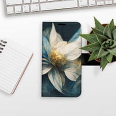iSaprio Flipové pouzdro - Gold Flowers pro Xiaomi Redmi Note 9
