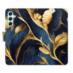 iSaprio Flipové pouzdro - GoldBlue pro Samsung Galaxy A34 5G