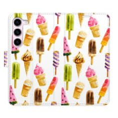 iSaprio Flipové pouzdro - Ice Cream Pattern pro Samsung Galaxy S23 5G