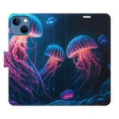 iSaprio Flipové pouzdro - Jellyfish pro Apple iPhone 13