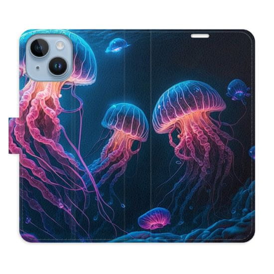 iSaprio Flipové pouzdro - Jellyfish pro Apple iPhone 14