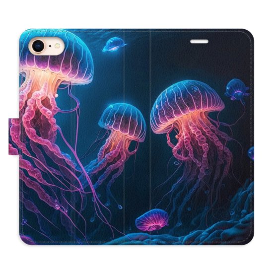 iSaprio Flipové pouzdro - Jellyfish pro Apple iPhone SE 2022