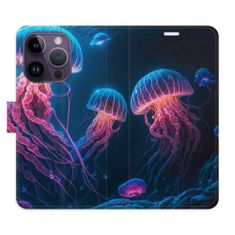iSaprio Flipové pouzdro - Jellyfish pro Apple iPhone 14 Pro