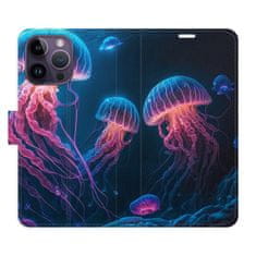 iSaprio Flipové pouzdro - Jellyfish pro Apple iPhone 14 Pro Max