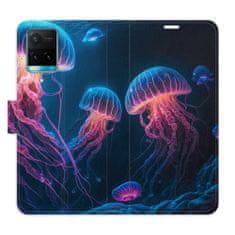 iSaprio Flipové pouzdro - Jellyfish pro Vivo Y21 / Y21s / Y33s