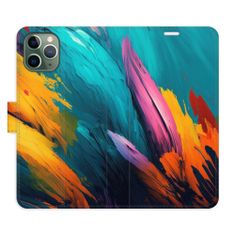 iSaprio Flipové pouzdro - Orange Paint 02 pro Apple iPhone 11 Pro