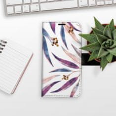 iSaprio Flipové pouzdro - Ornamental Leaves pro Samsung Galaxy A12