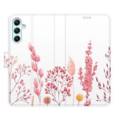 iSaprio Flipové pouzdro - Pink Flowers 03 pro Samsung Galaxy A34 5G
