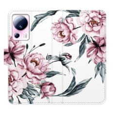 iSaprio Flipové pouzdro - Pink Flowers pro Xiaomi 13 Lite