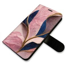 iSaprio Flipové pouzdro - Pink Leaves pro Apple iPhone SE 2022