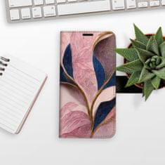 iSaprio Flipové pouzdro - Pink Leaves pro Xiaomi Redmi 10C