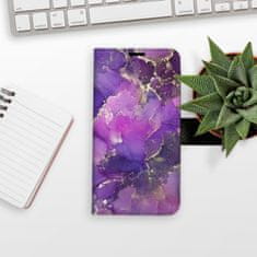 iSaprio Flipové pouzdro - Purple Marble pro Xiaomi Redmi 10C