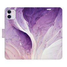 iSaprio Flipové pouzdro - Purple Paint pro Apple iPhone 11