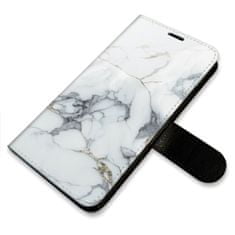 iSaprio Flipové pouzdro - SilverMarble 15 pro Apple iPhone Xr