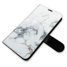 iSaprio Flipové pouzdro - SilverMarble 15 pro Apple iPhone 14 Pro Max