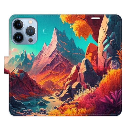 iSaprio Flipové pouzdro - Colorful Mountains pro Apple iPhone 13 Pro