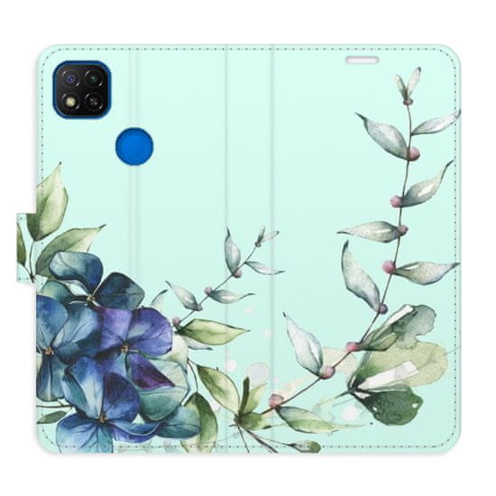 iSaprio Flipové pouzdro - Blue Flowers pro Xiaomi Redmi 9C