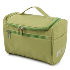 INNA Kosmetické pouzdro Toaletní taška Make Up Bag Make Up Bag Travel Bag Travelcosmetic s rukojetí pro přenášení v zelené barvě