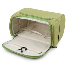 INNA Kosmetické pouzdro Toaletní taška Make Up Bag Make Up Bag Travel Bag Travelcosmetic s rukojetí pro přenášení v zelené barvě