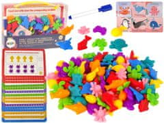 shumee Vzdělávací hračka Mořská zvířátka Karty úkolů Počítání Třídič 88 prvků