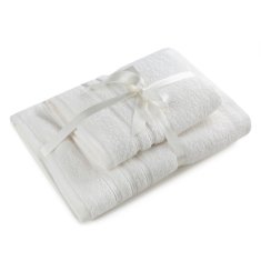 DESIGN 91 Sada 2 ručníků Loca - bílá