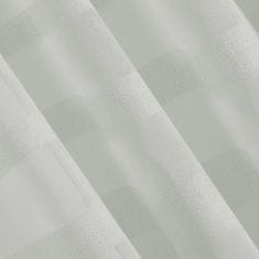 DESIGN 91 Hotová záclona s kroužky - Efil šedostříbrná se 3 pásky, 140 x 250 cm