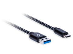 AQ Kabel USB-C (M) - USB 3.0 A (M), délka: 1,0 m AQ Premium