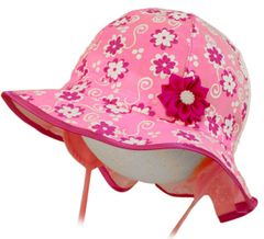 ROCKINO Dívčí letní klobouk vzor 3132 - růžový, velikost 52