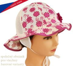 Dívčí letní klobouk vzor 3132 - růžový, velikost 52