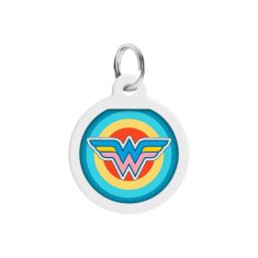 WAUDOG chytrá ID známka s QR tagem DC Wonder Woman logo Rainbow