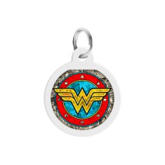 WAUDOG chytrá ID známka s QR tagem DC Wonder Woman logo Original