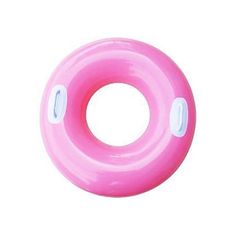 Intex Kruh plavací s držadlem 76cm - růžová