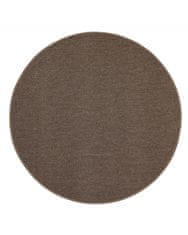 Vopi Kusový koberec Astra hnědá kruh 57x57 (průměr) kruh