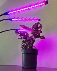 VELMAL Vodotěsná lampa pro růst rostlin 3 panely + časovač + dálkové ovládání
