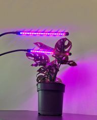 VELMAL Vodotěsná lampa pro růst rostlin 2 panely + časovač + dálkové ovládání