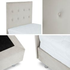 Veneti Čalouněná manželská postel 180x200 NECHLIN 2 - růžová + panely 30x30 cm ZDARMA