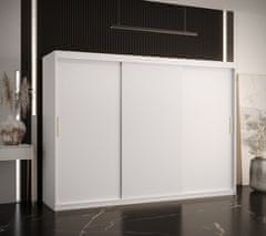 Veneti Skříň s posuvnými dveřmi PAOLA - šířka 250 cm, bílá