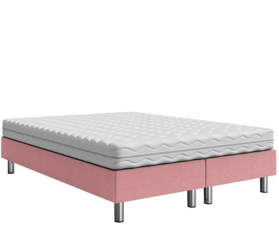 Veneti Čalouněná manželská postel 180x200 NECHLIN 2 - růžová