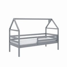 Veneti Dětská postel se šuplíky ALIA - 90x200, šedá